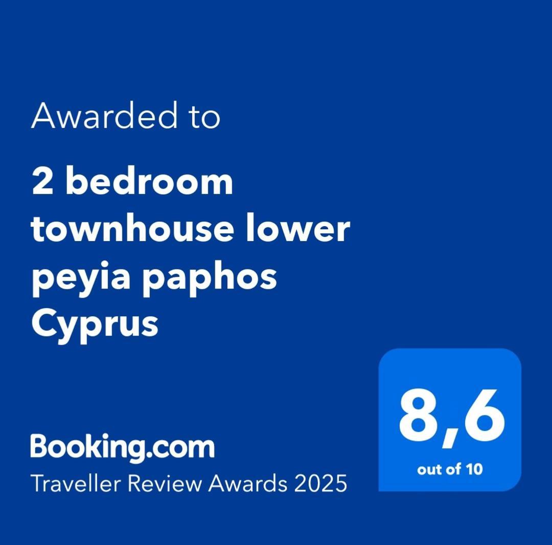 2 Bedroom Townhouse Lower Peyia Paphos Cyprus Εξωτερικό φωτογραφία